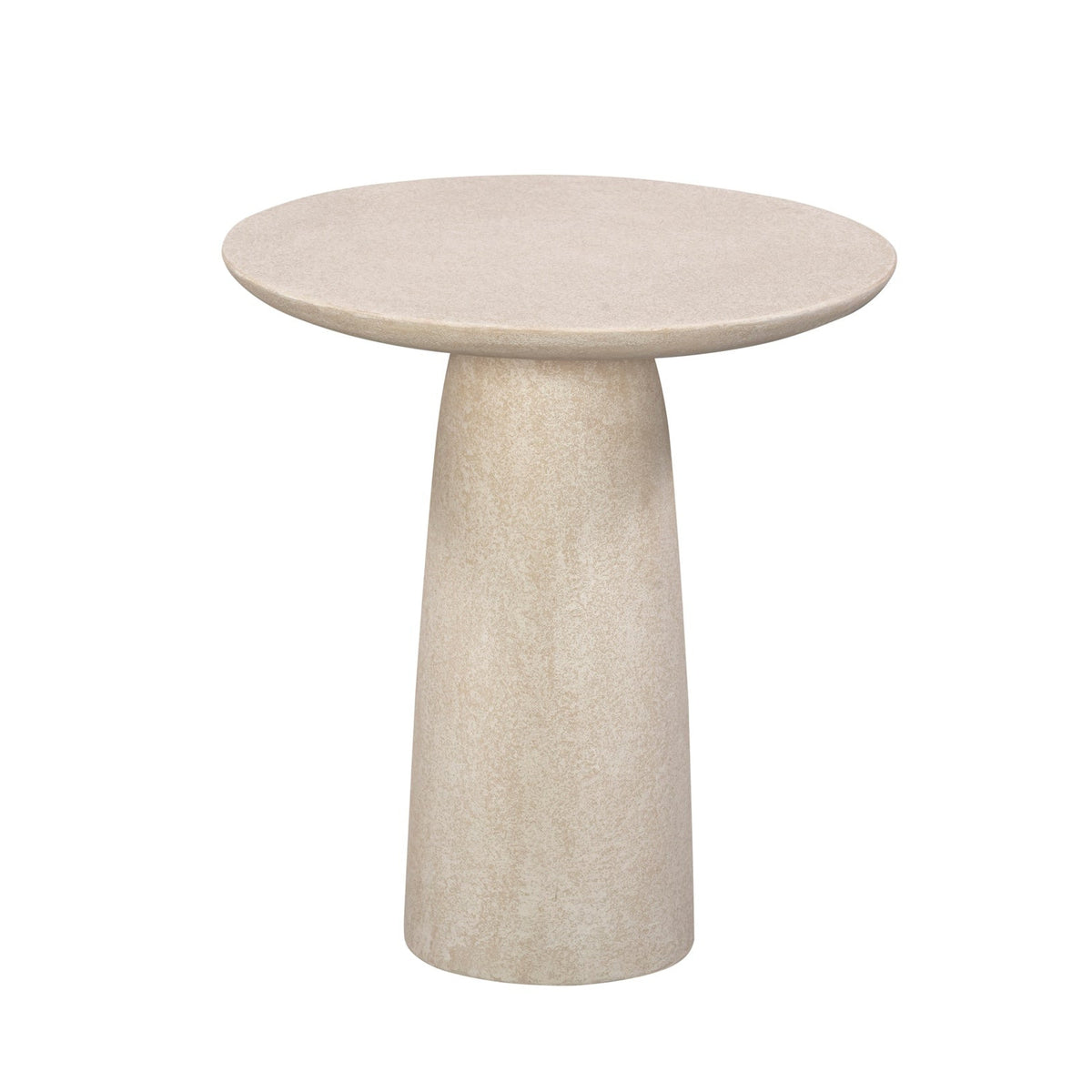 Porter Side Table  - Ivory Stucco