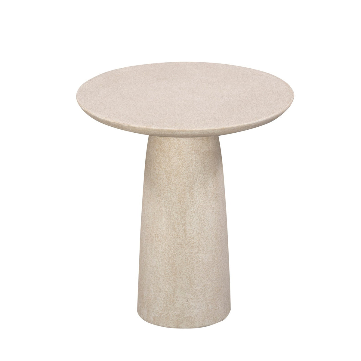 Porter Side Table  - Ivory Stucco