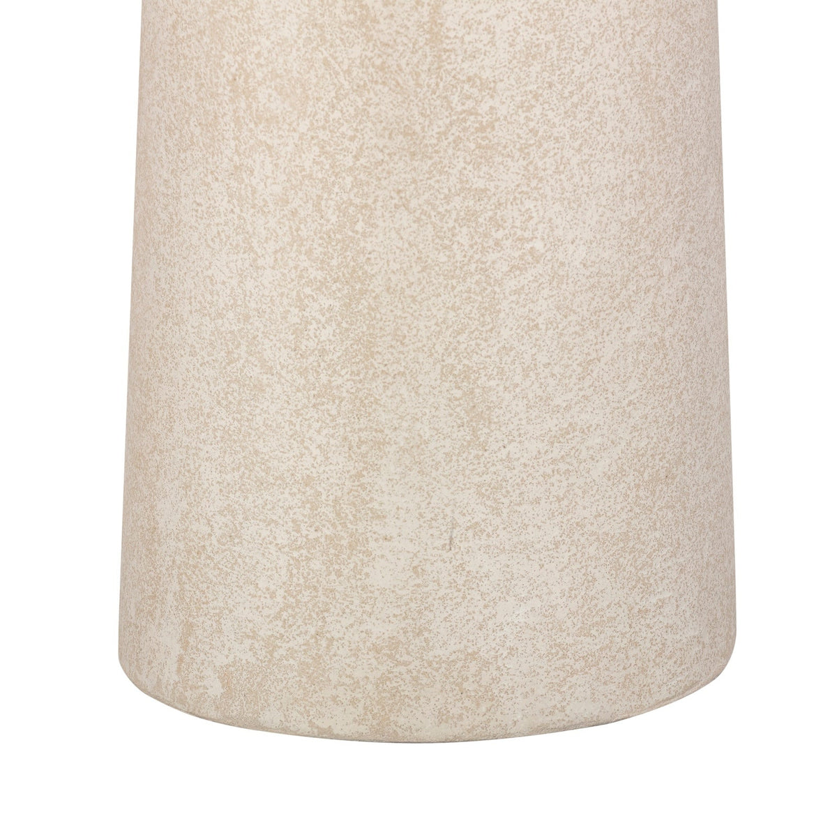 Porter Side Table  - Ivory Stucco