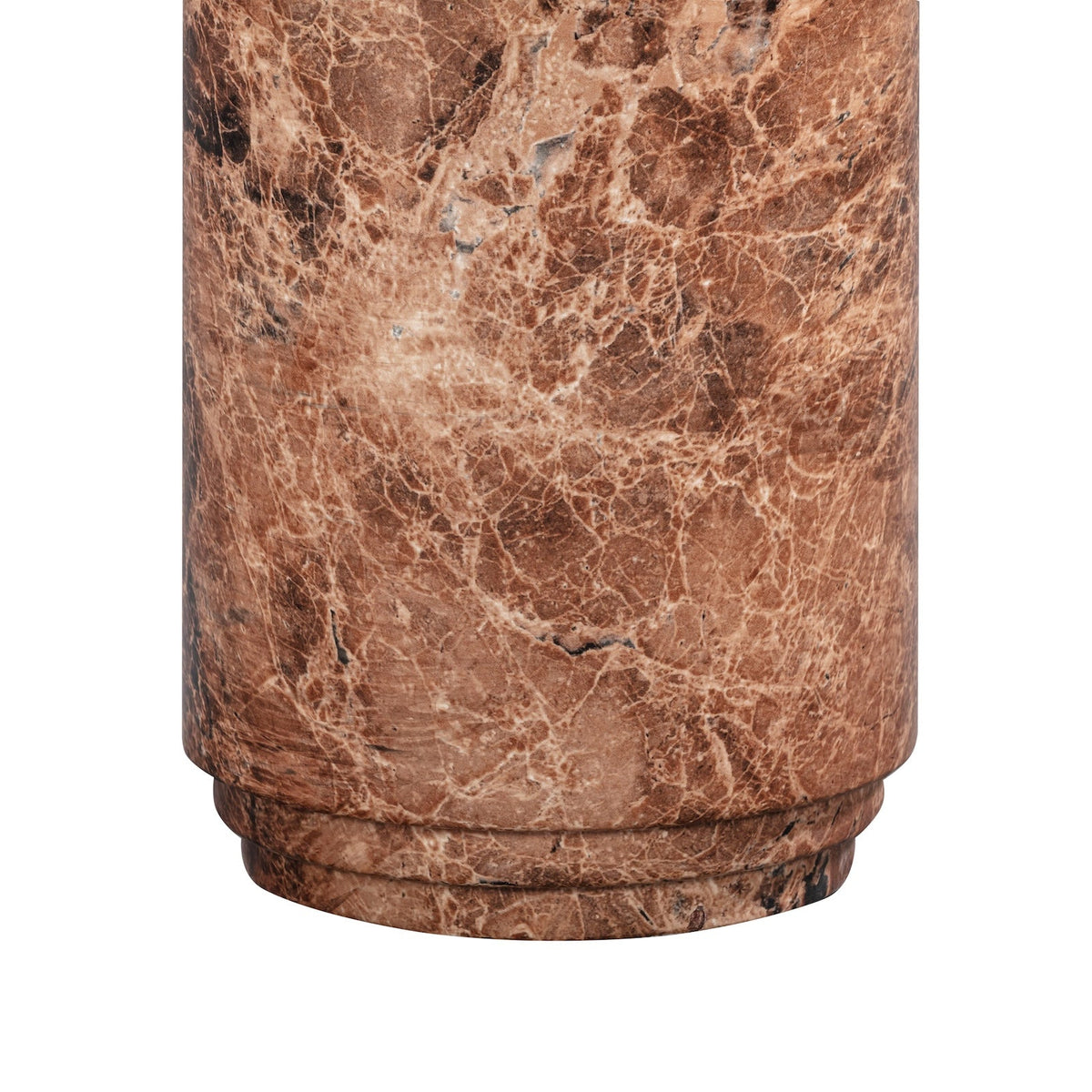Mila Side Table  - Rosso  Levanto