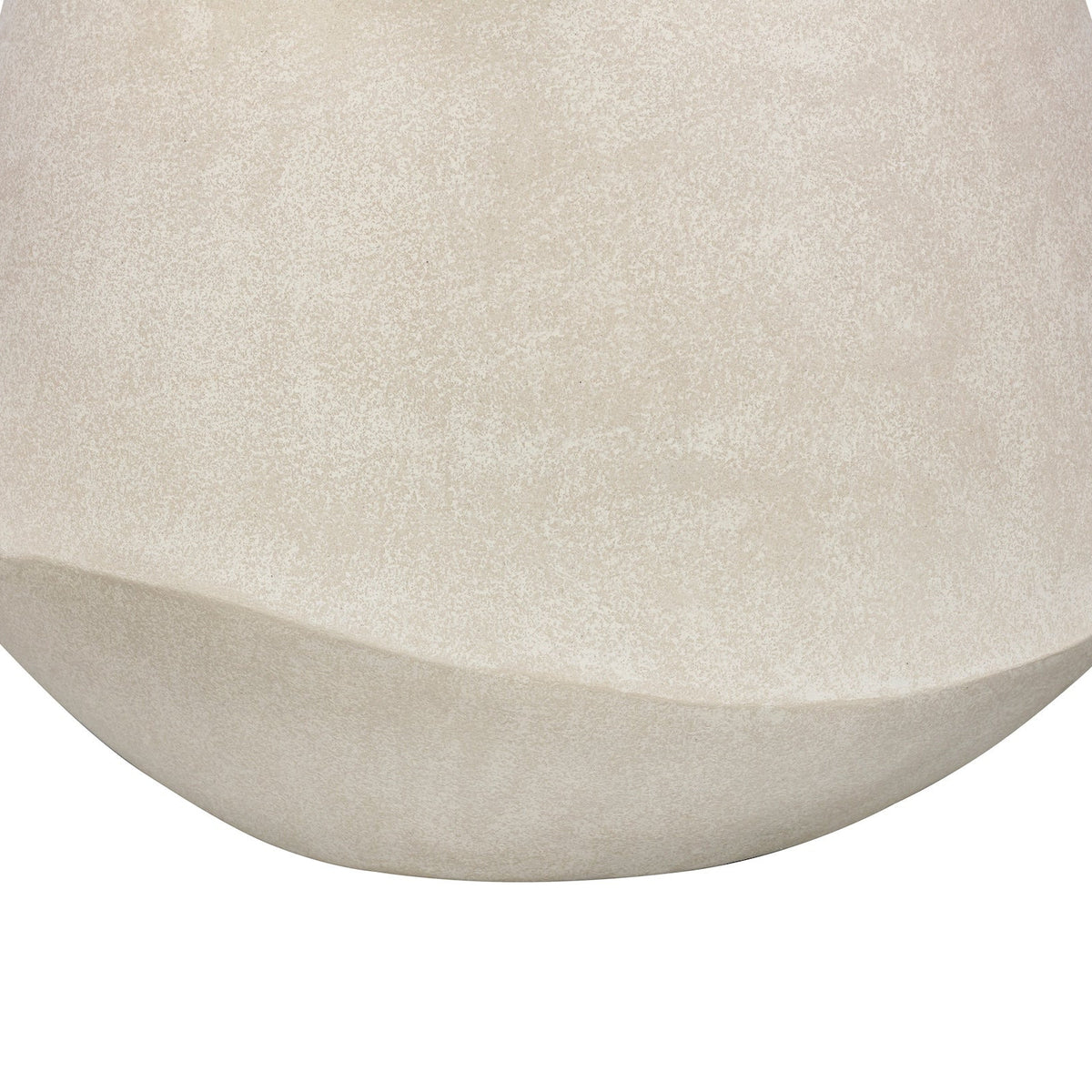 Poki Side Table  - Ivory Stucco