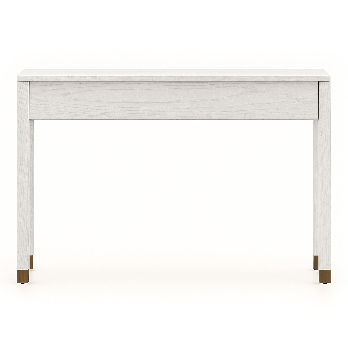 Alcudia Dressing Table - Ivory Brushed/Antique Brass