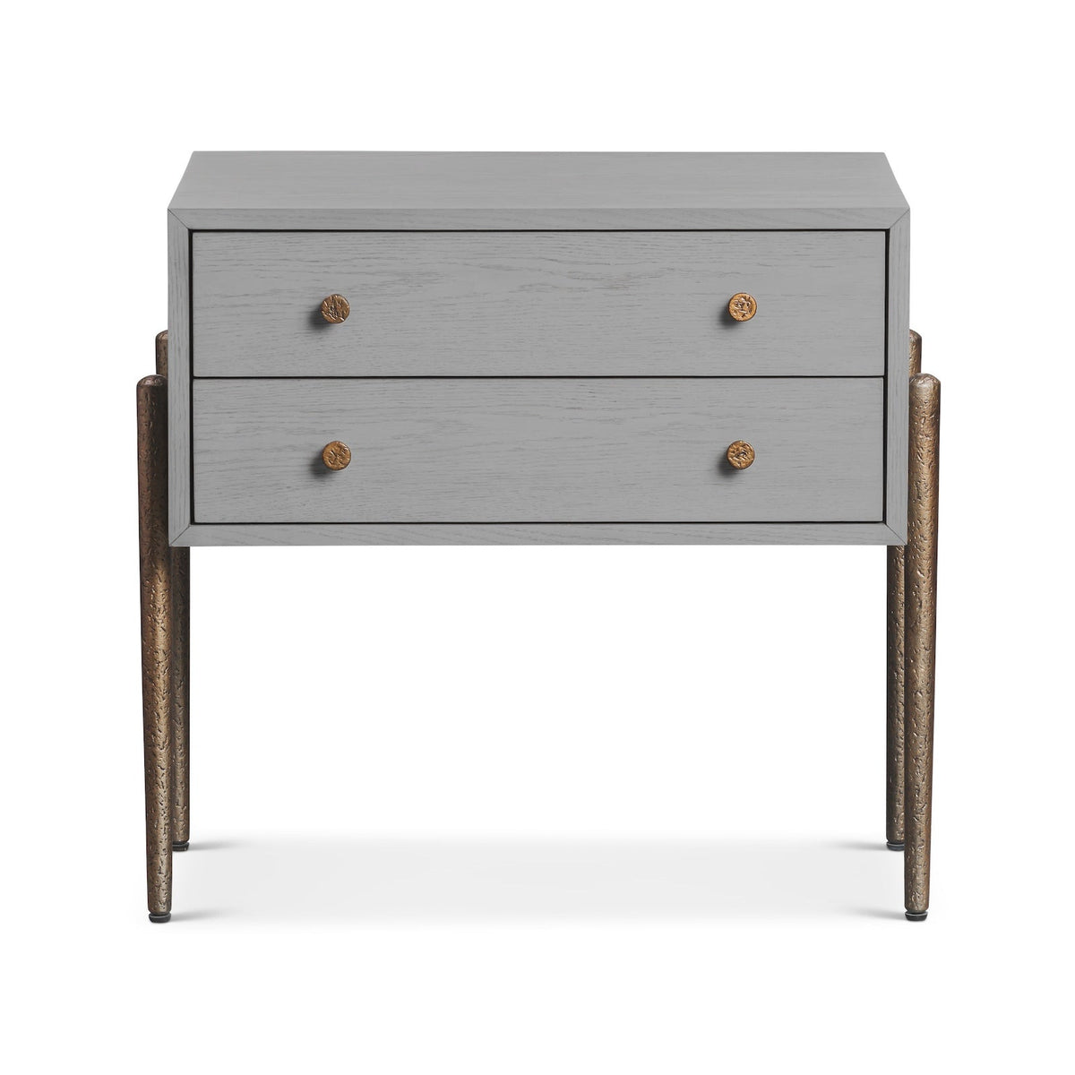 Nella Bedside Table - London Fog