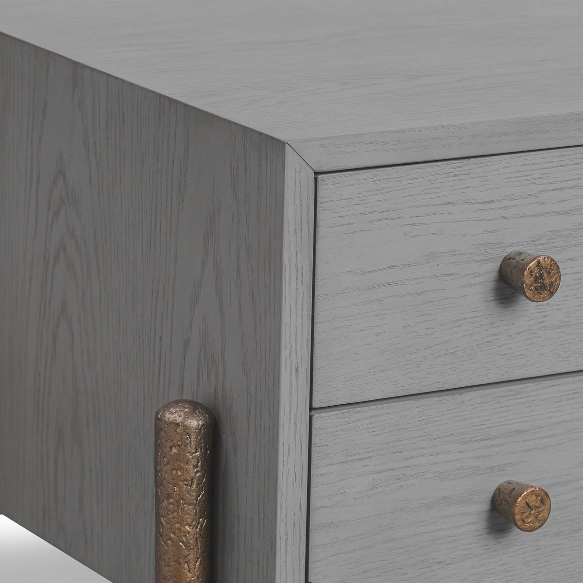 Nella Bedside Table - London Fog