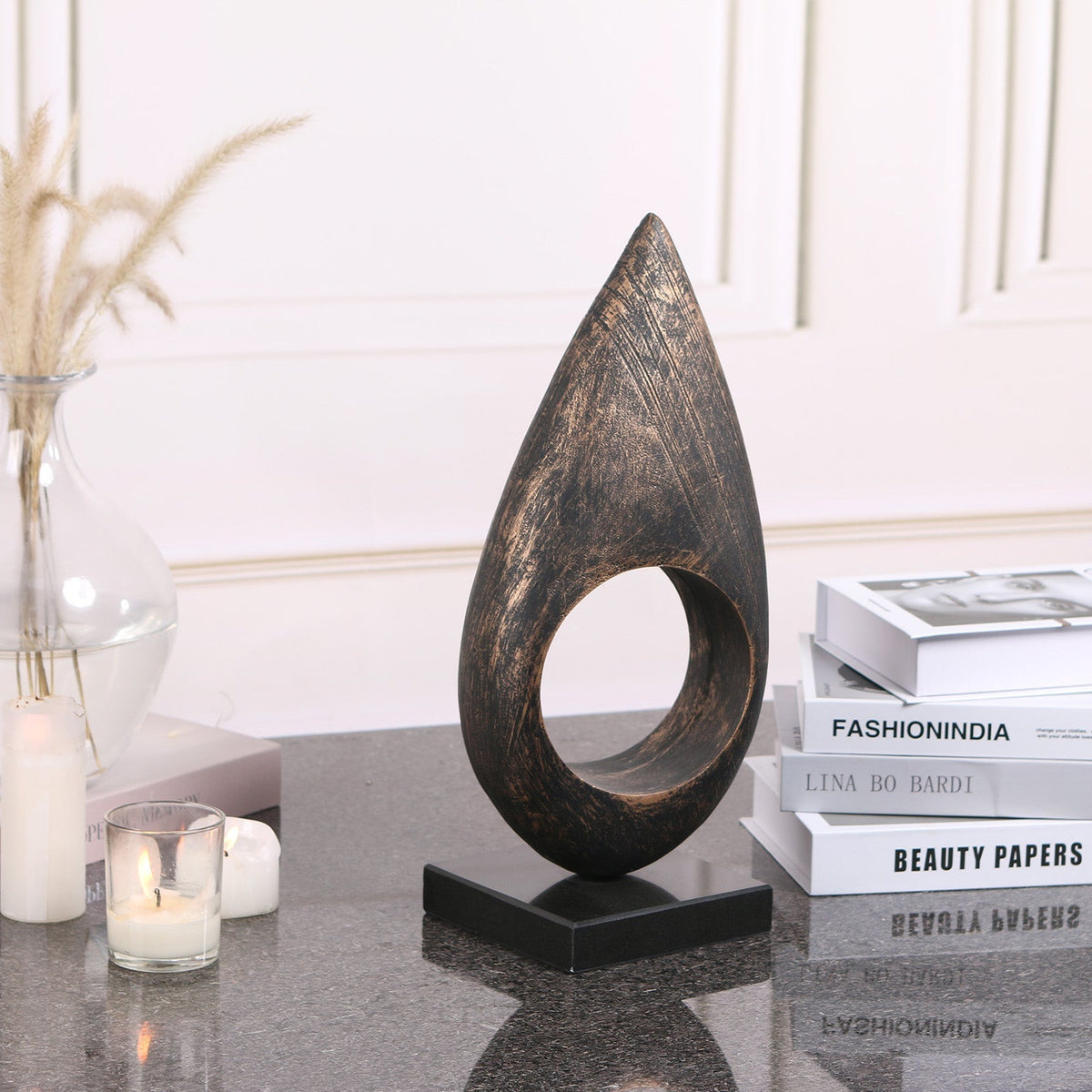 Leonardo Sculpture - Antique Bronze