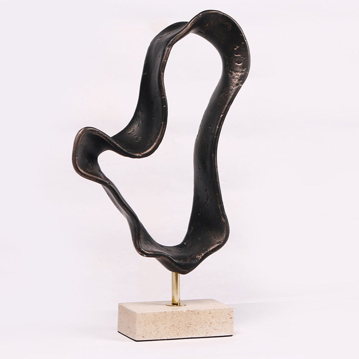 Ondra Sculpture - Dark Bronze/Marble