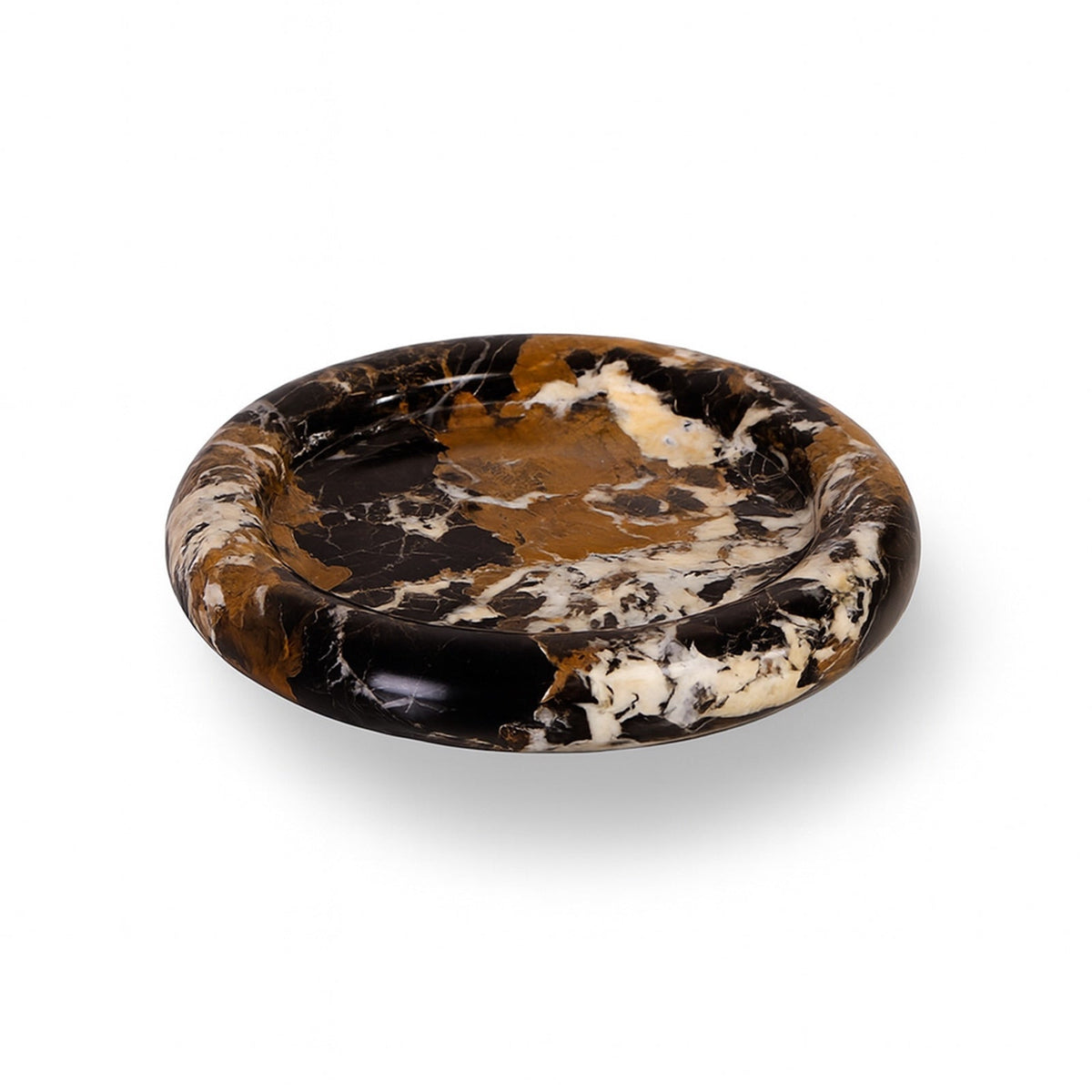 Ophira Tray - Black & Gold Marble