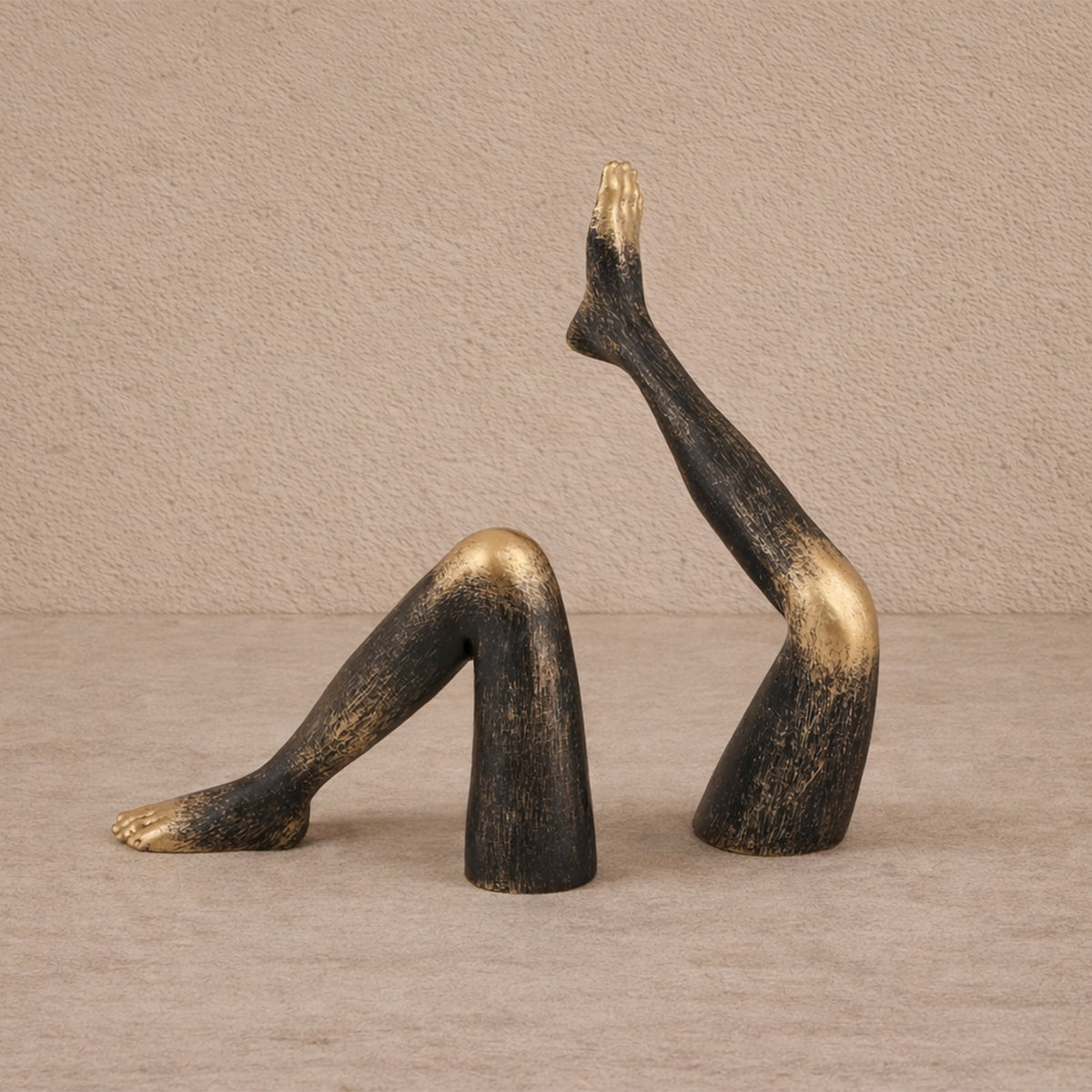 Azalea Sculpture - Dark Bronze/Antique Gold