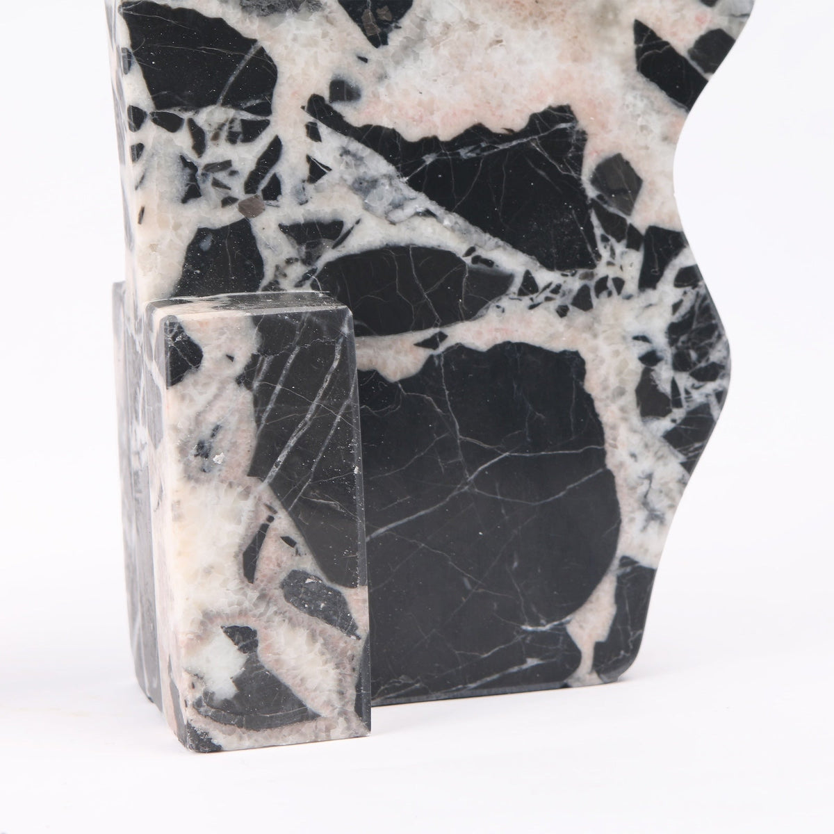 Cortex Bookends - Black Marble