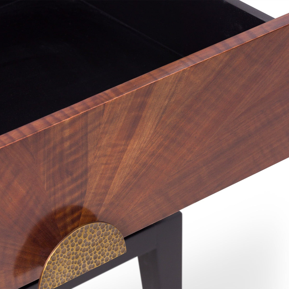 Beverly Bedside Table - Brown Wood