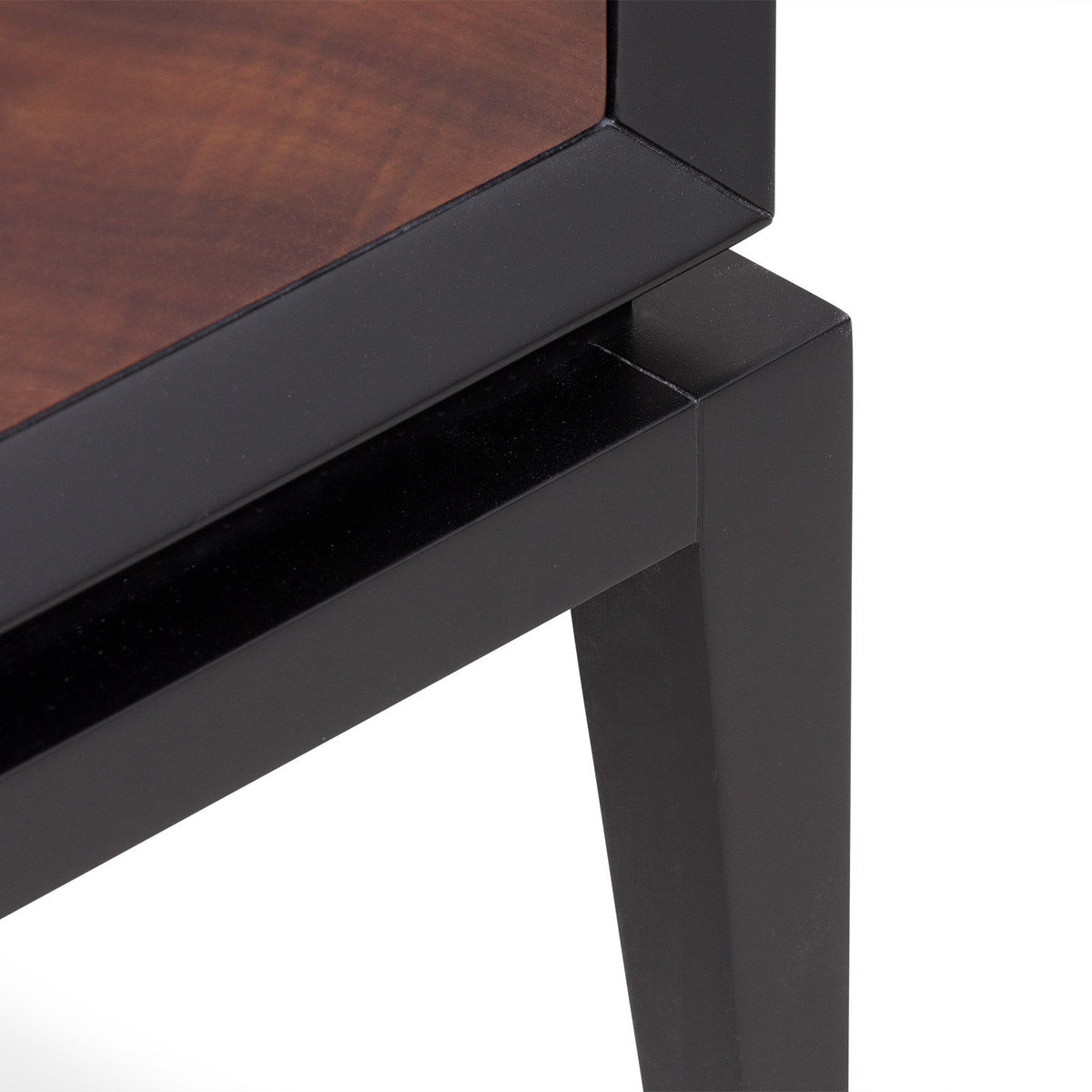 Beverly Bedside Table - Brown Wood