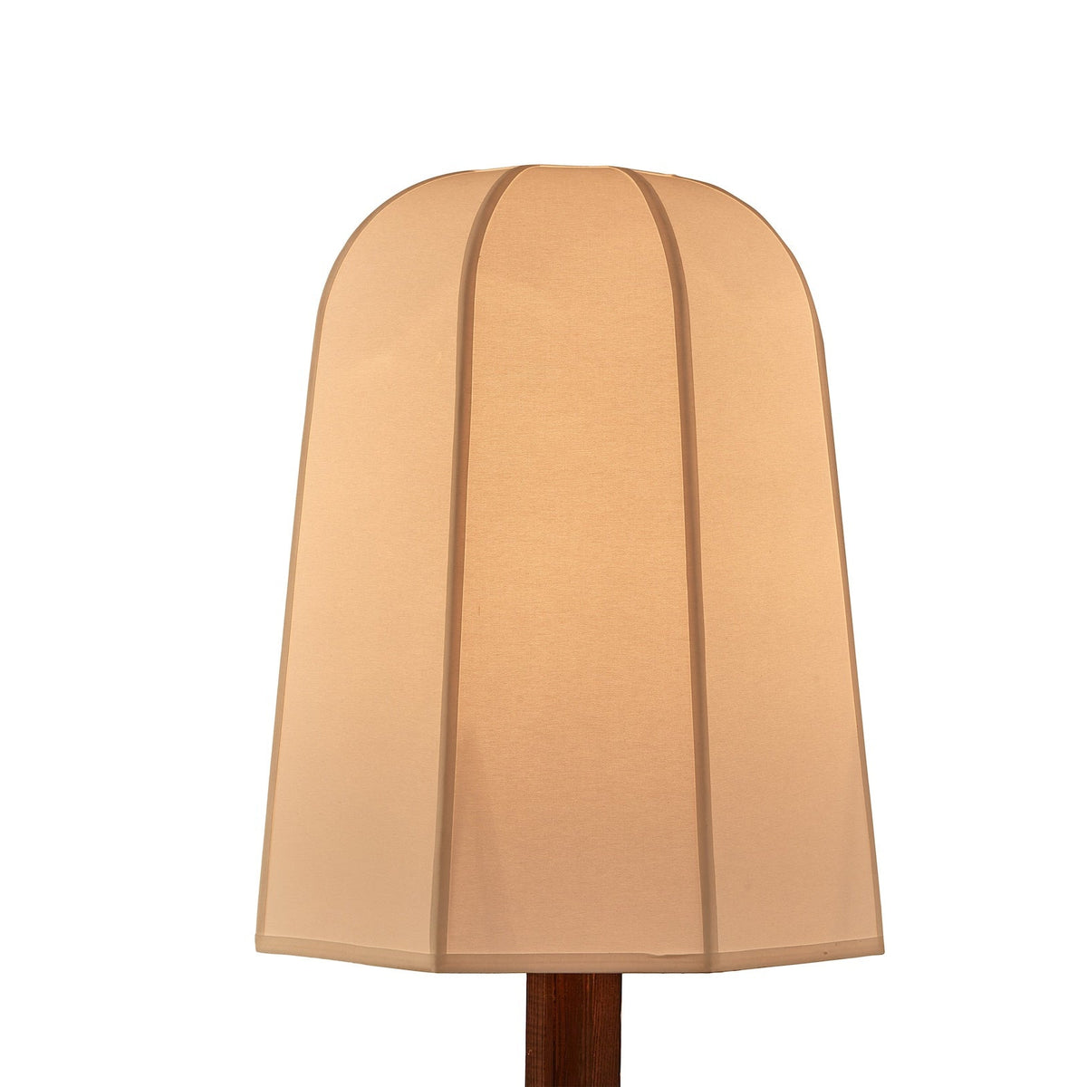 Axel Floor Lamp - Classic Brown Ash/White Linen
