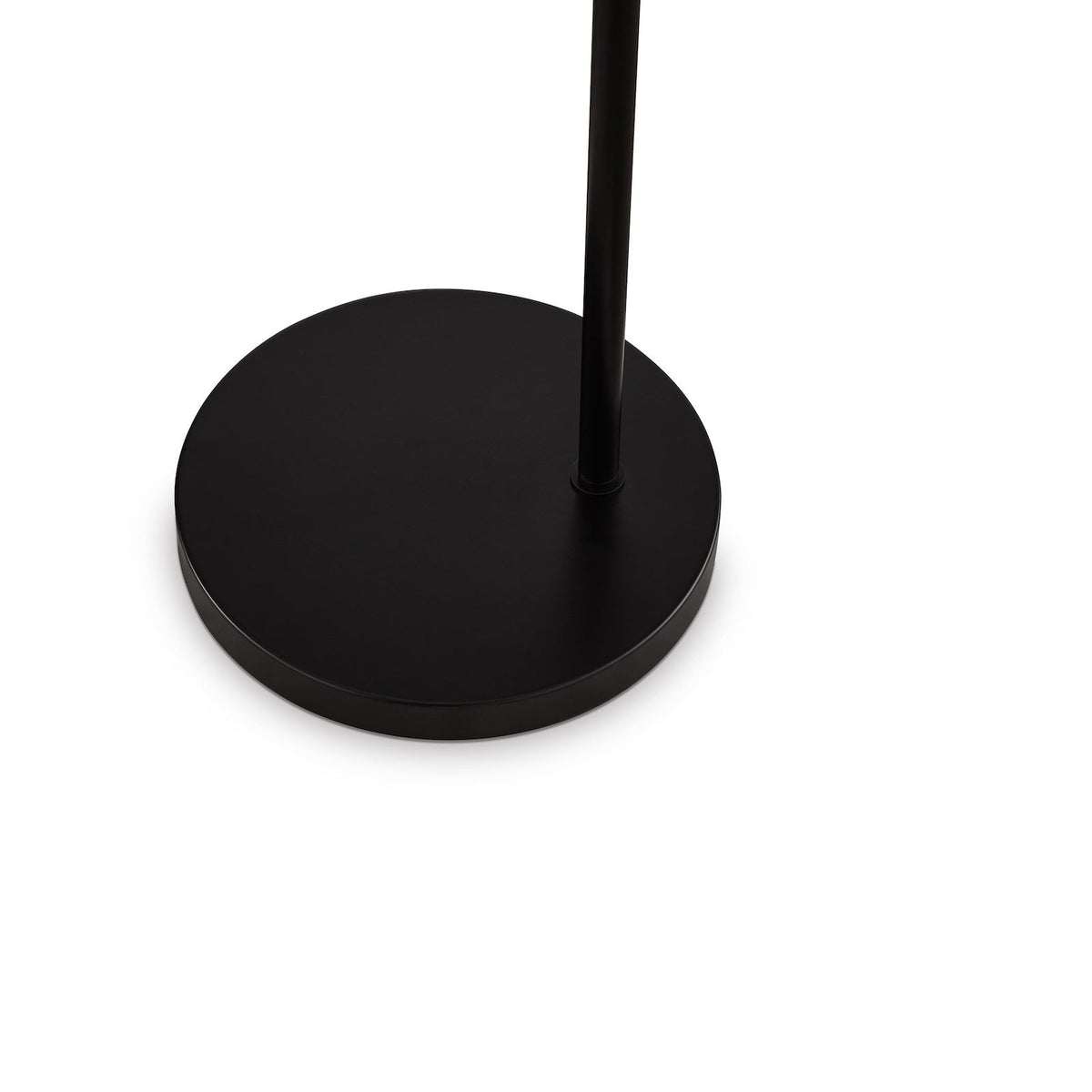 Blossom Floor Lamp - Matt Black and Textured Linen
