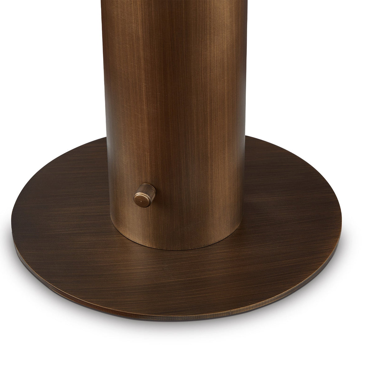 Aston Table Lamp - Alabaster Effect and Antique Brass