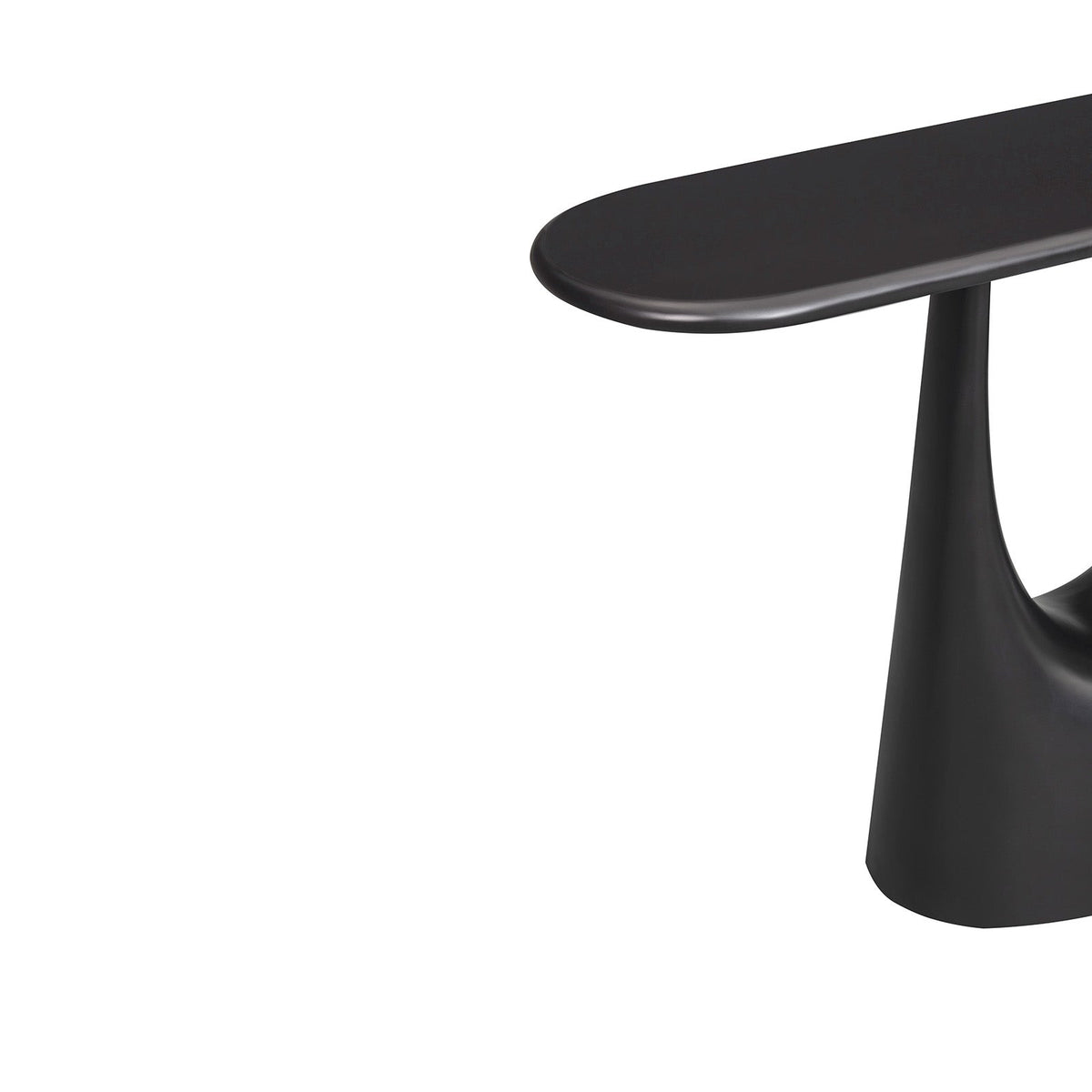 Combe Console Table - Satin Black