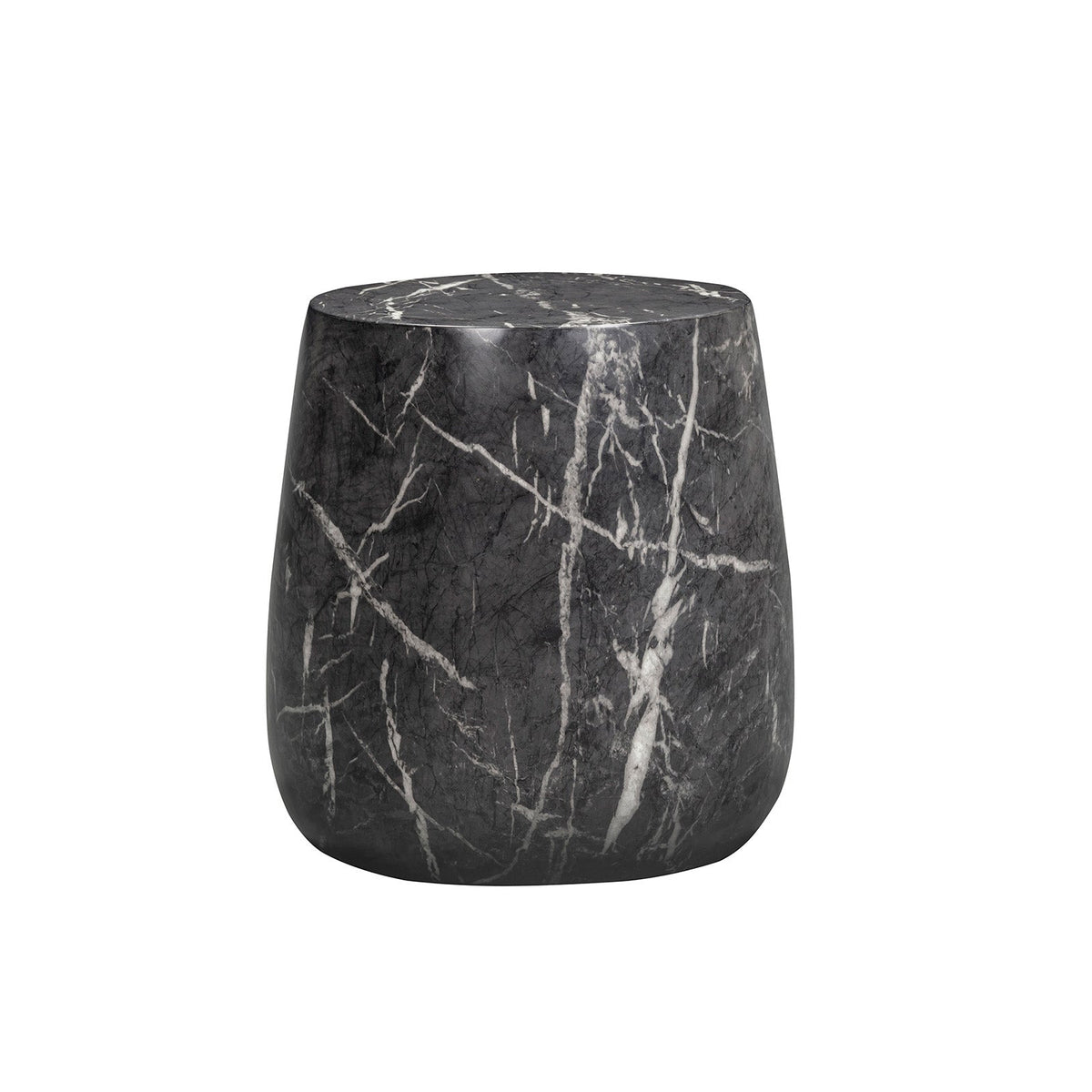 Bongo Side Table - Marquina Black Marble Effect