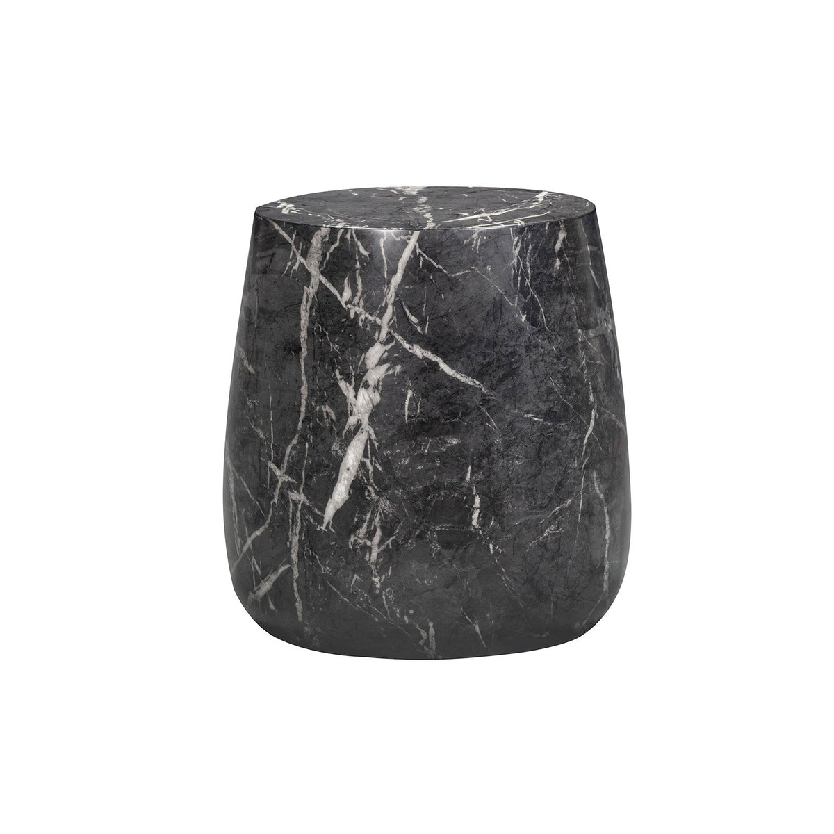 Bongo Side Table - Marquina Black Marble Effect