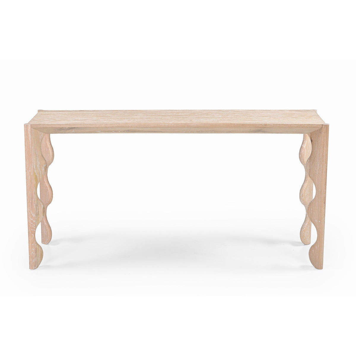 Oltok Console Table - Brushed Natural American White Oak