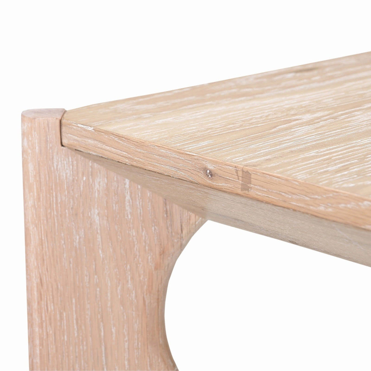 Oltok Console Table - Brushed Natural American White Oak
