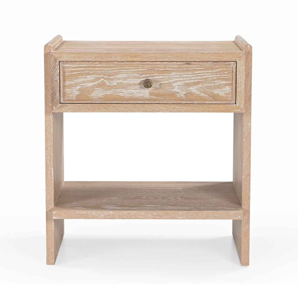 Trive Bedside Table - Brushed Natural American White Oak