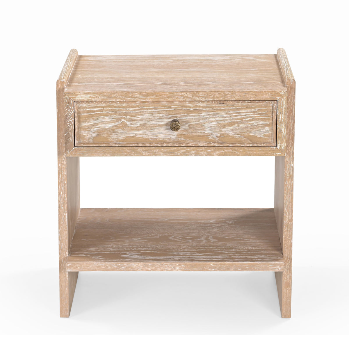 Trive Bedside Table - Brushed Natural American White Oak