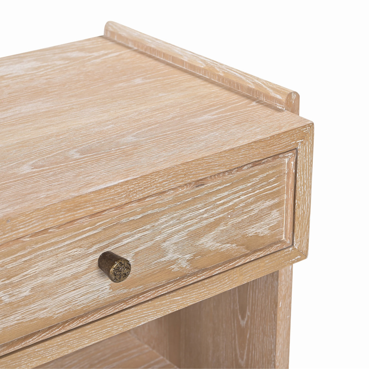 Trive Bedside Table - Brushed Natural American White Oak
