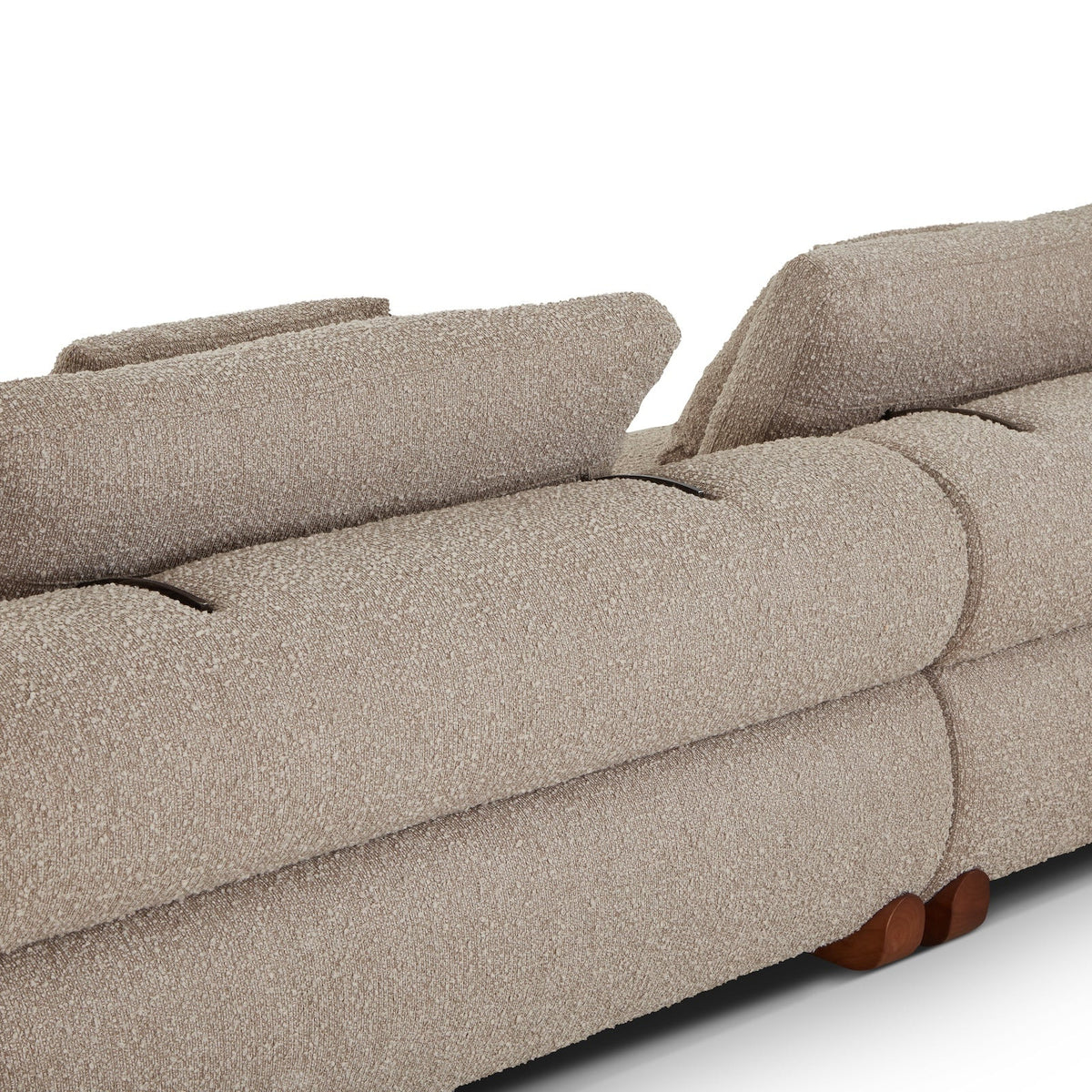 Cotto Modular Sofa Right - Amalfy Taupe & Mid Brown