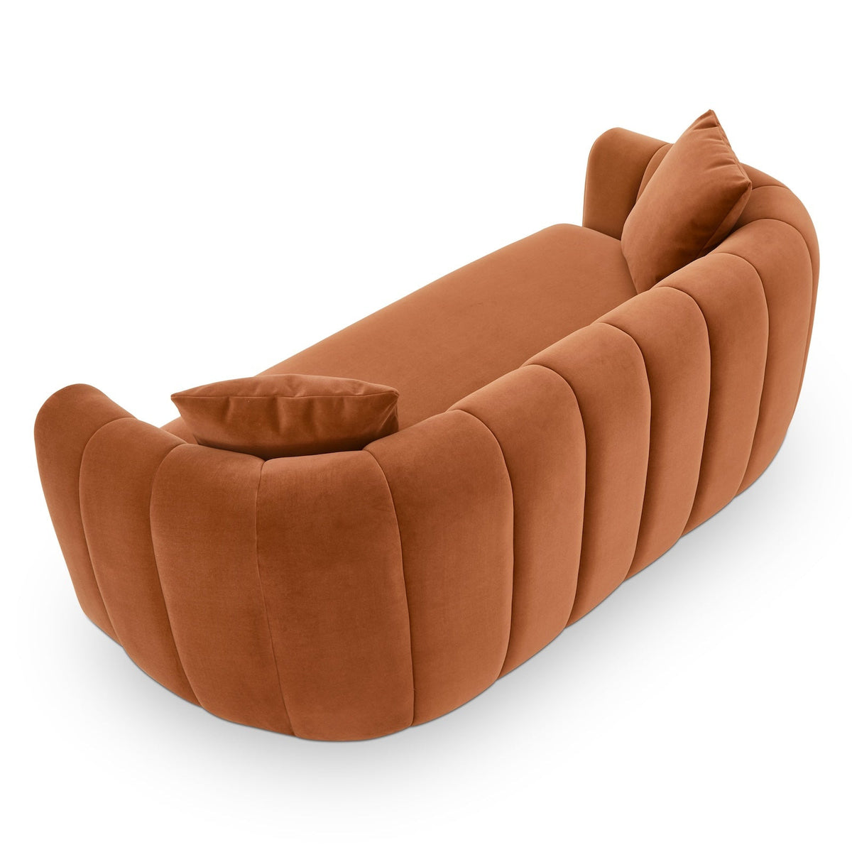 Arles 2 Seater Sofa - Melbourne Clay & Walnut
