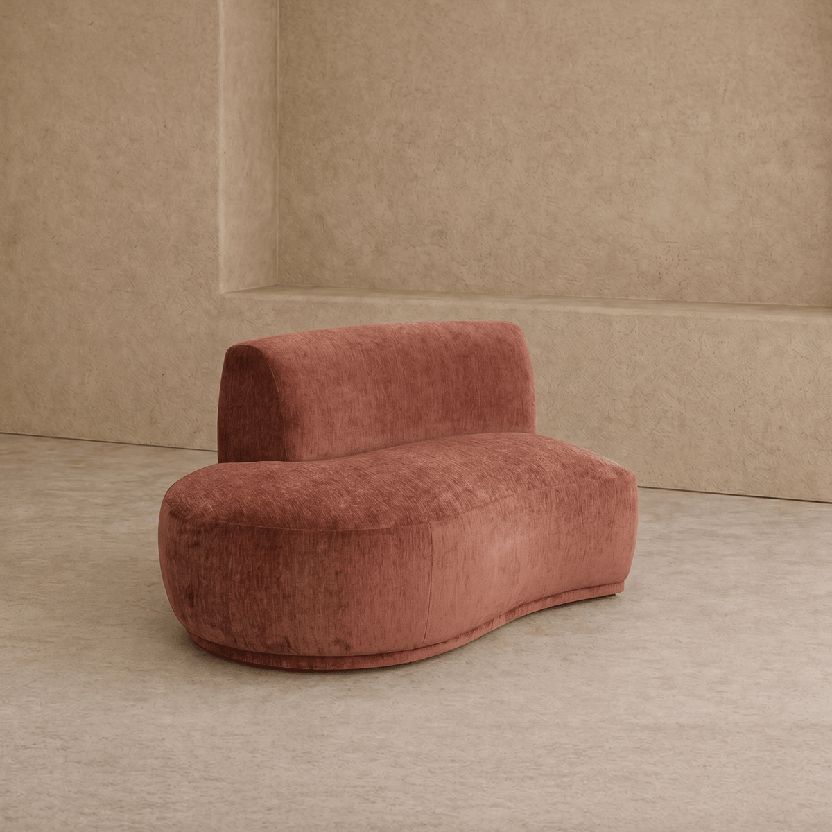 Pip Modular Sofa Left (Crib 5) -  Sysley Rust II