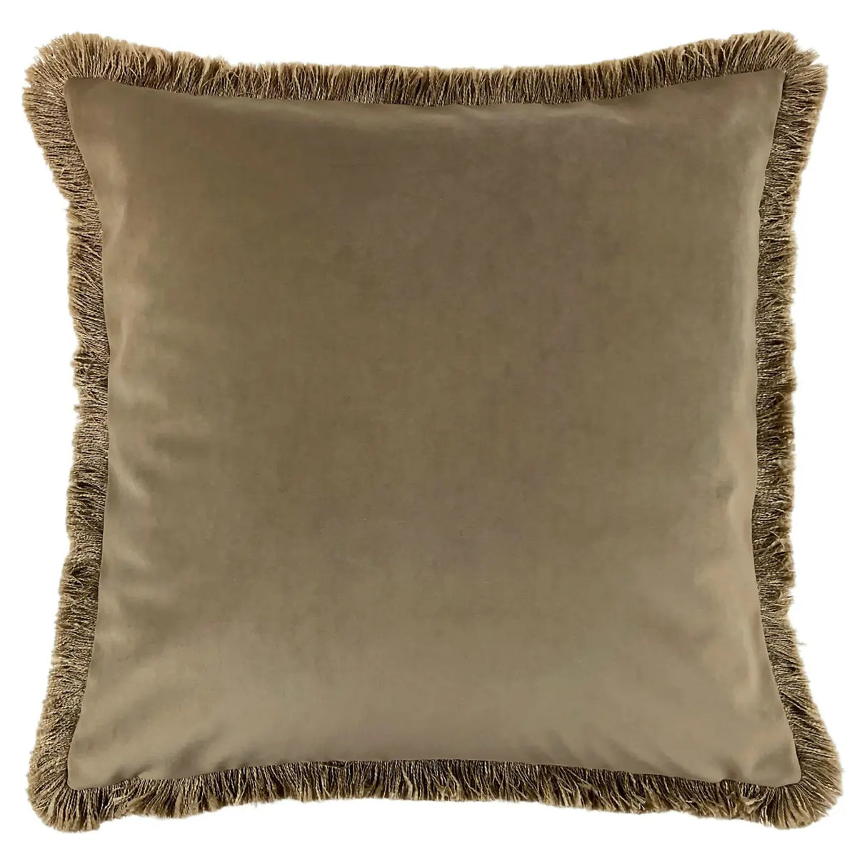 Verona Velvet Taupe Cushion