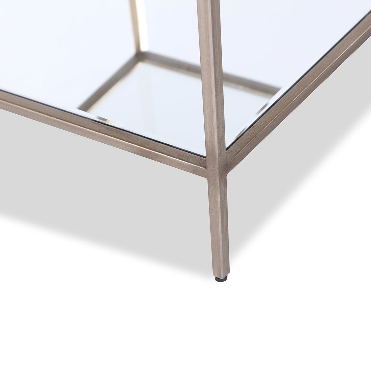 Oliver Side Table - Antique Silver