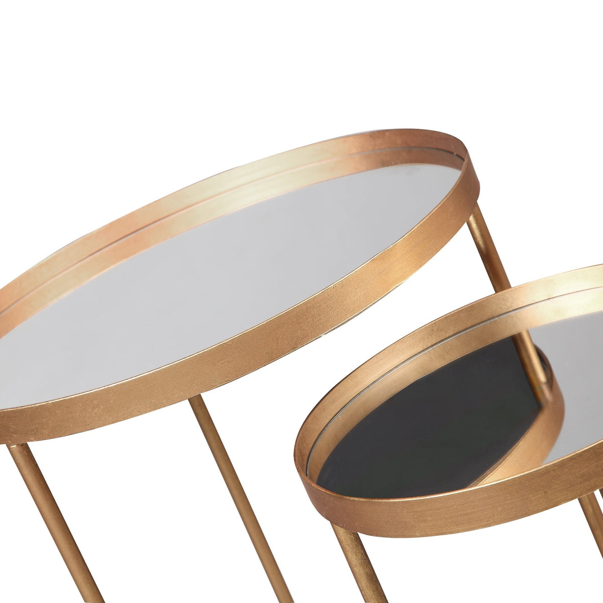 Song Side Tables - Antique Gold