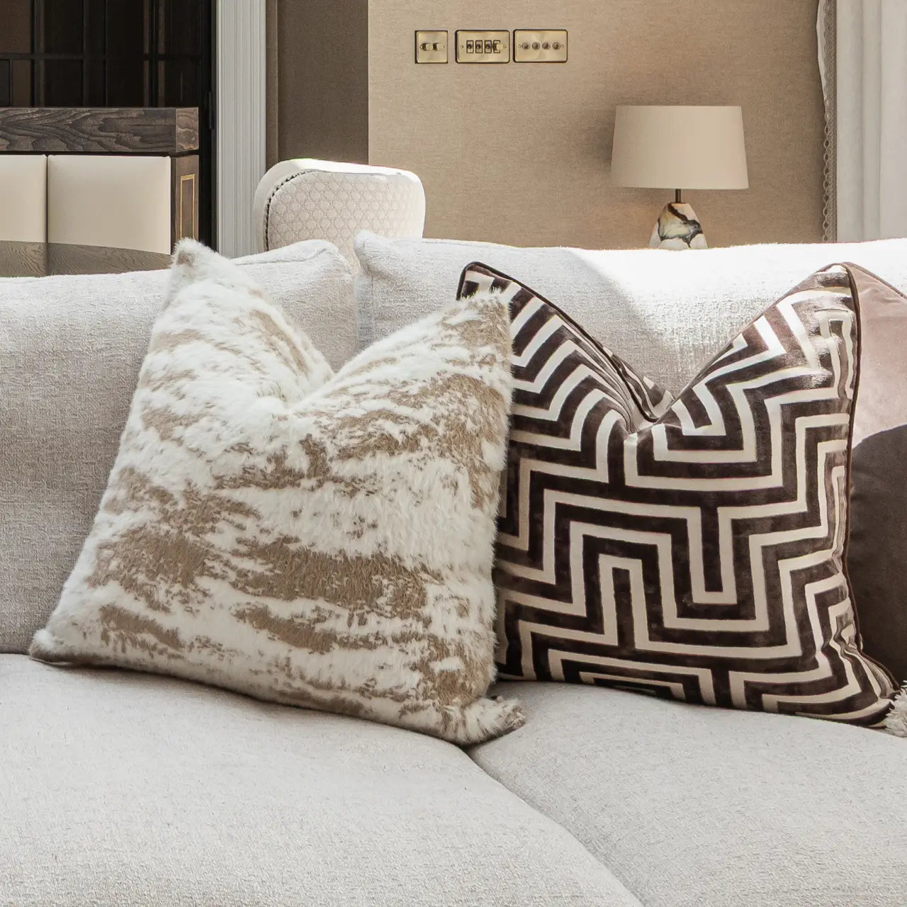 Paul Moneypenny Touch Me Cushion 43x43cm
