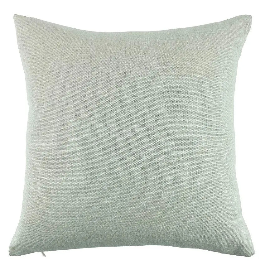 Small Abstract Cushion Blue 43x43cm