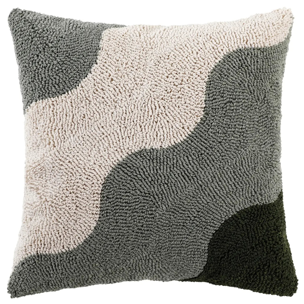Small Abstract looped Cushion 43x43cm