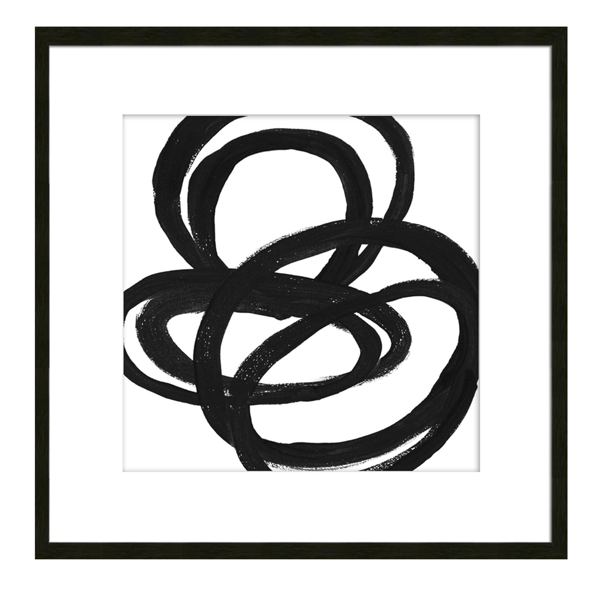 Coils II Print - Black and White
