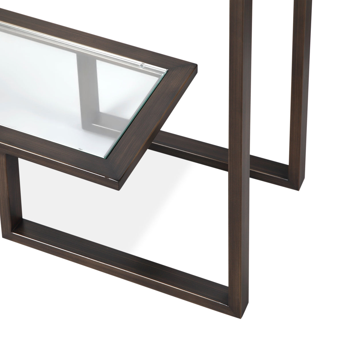 Mayfair Console Table - Hairline Antique Bronze