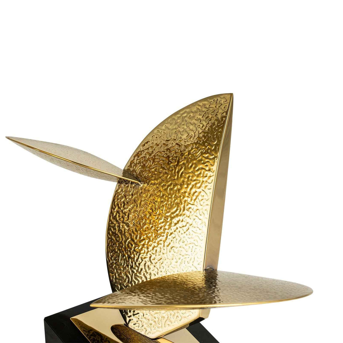 Agar Sculpture- Polished Brass