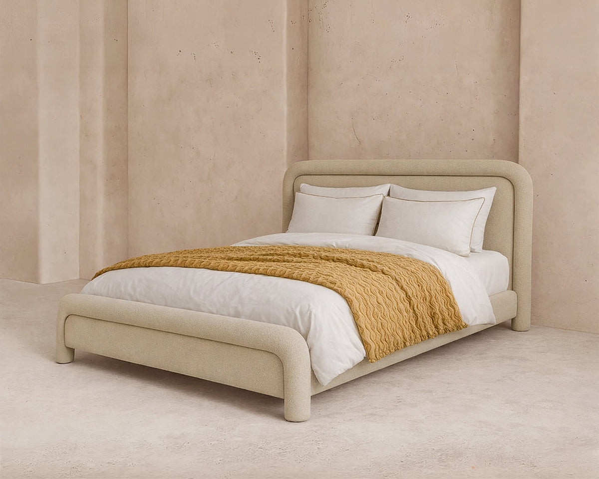 Bareta King Size Bed - Capella Sand