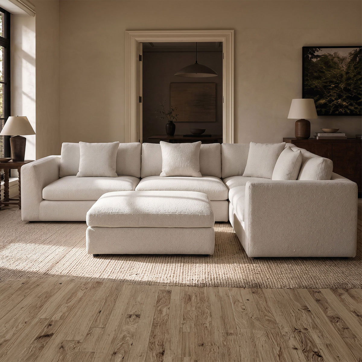 Nuova Modular Sofa Right - Capella Ivory