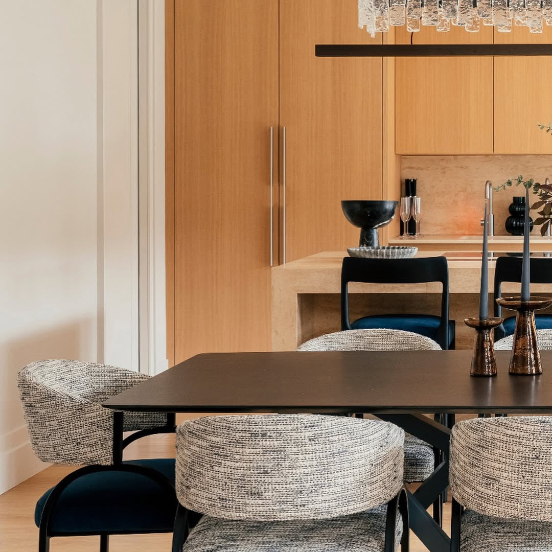 Pavilion Dining Chair - Sherpa Grey Fabric